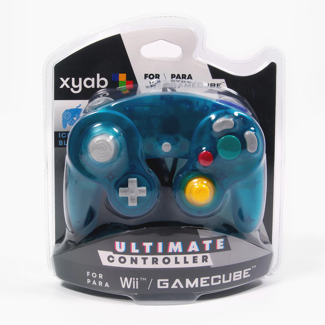 Ice Blue Controller Wired 3rd Party GCube - Image 2