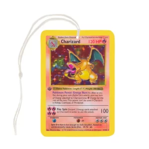 Charizard Pokemon Card Air Freshener