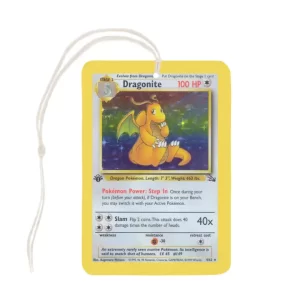 Dragonite Pokemon Card Air Freshener
